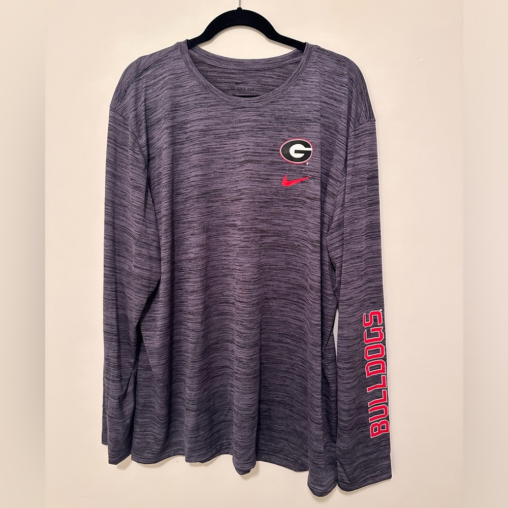 Nike dri fit Georgia bulldogs long sleeve shirt